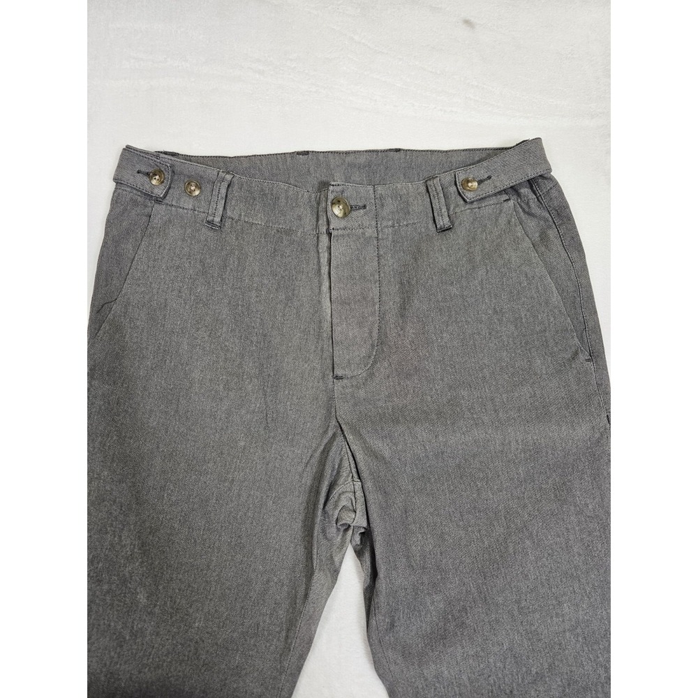 James Perse Men's Gray Pants 32x29 Stretch Trousers Button Fly Designer - Picture 3 of 10